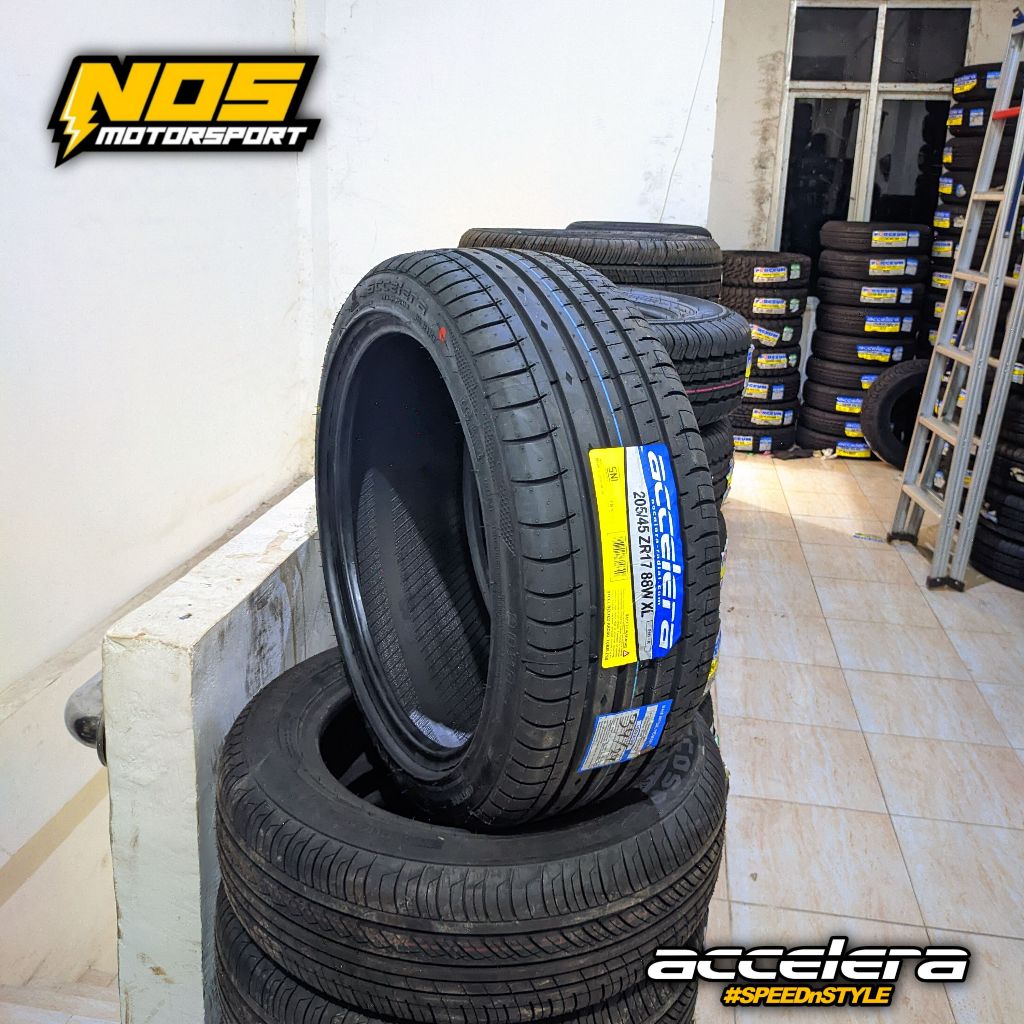 BAN MOBIL 205 45 R17 ACCELERA PHI-R BAN TUBLES RING 17 205/45 | NIK BARU