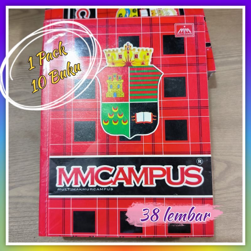 

MM Campus 38 Buku Tulis Quarto MM Campus 38 Merah Original