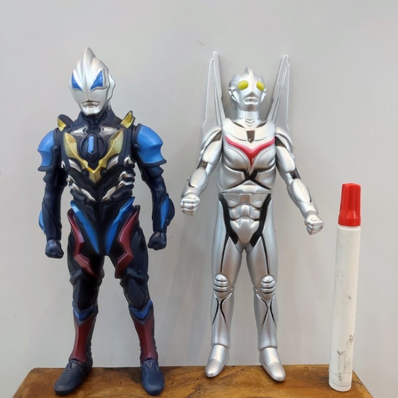 Mainan action figure ultraman nexus geed galaxy zero ex ultimate geed belial tinggi sekitar 20 cm ar