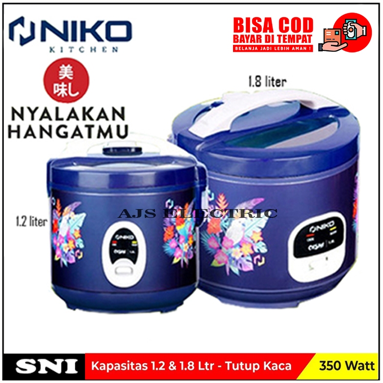 TERMURAHMejikom Niko Oishi Amazon 1.8 Liter Penanak Nasi / Mejikom / Rice Cooker