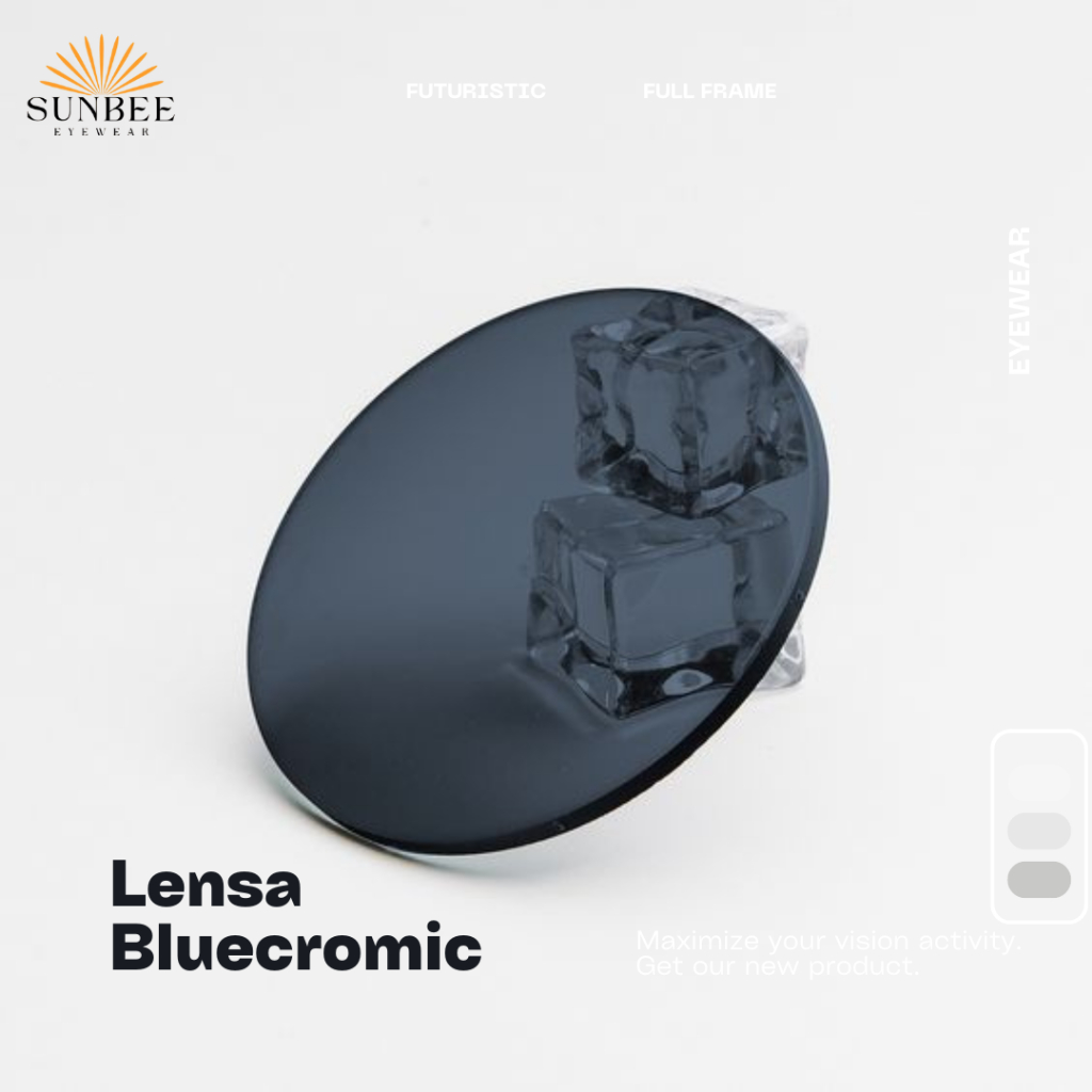 Sunbee - Lensa Kacamata Premium Bluecromic