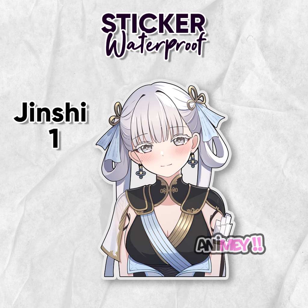 

Stiker Jinshi Wuthering Waves / Sticker Anime Waterproof