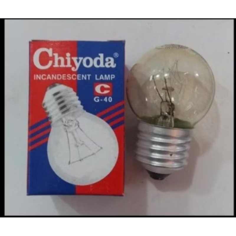 Lampu pijar 5watt clear chiyoda kuning