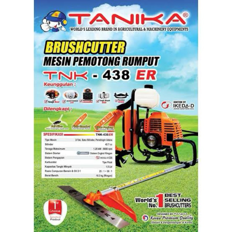 MESIN BABAT TANIKA 438-ER//MESIN POTONG RUMPUT