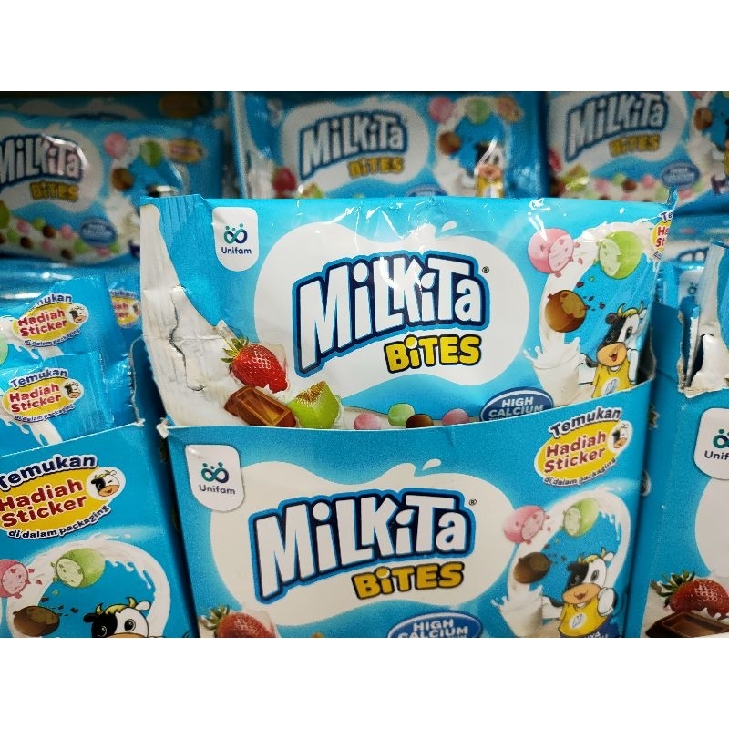 

MILKITA Permen BITES & CANDY LOLIPOP 120gr