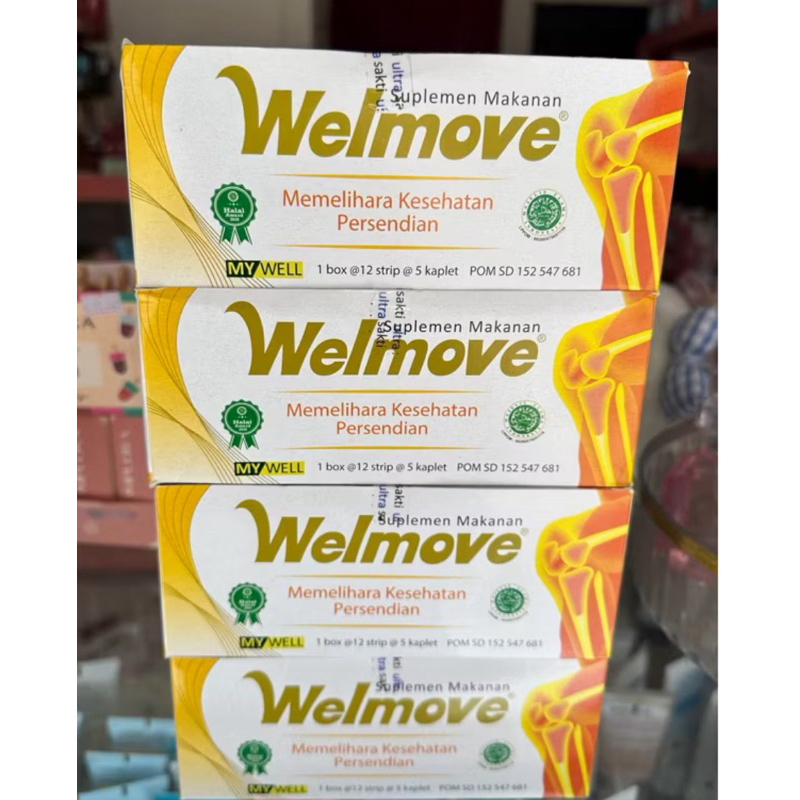 Welmove 1 box Isi 12 Strip @5 kaplet - Vitamin Sendi
