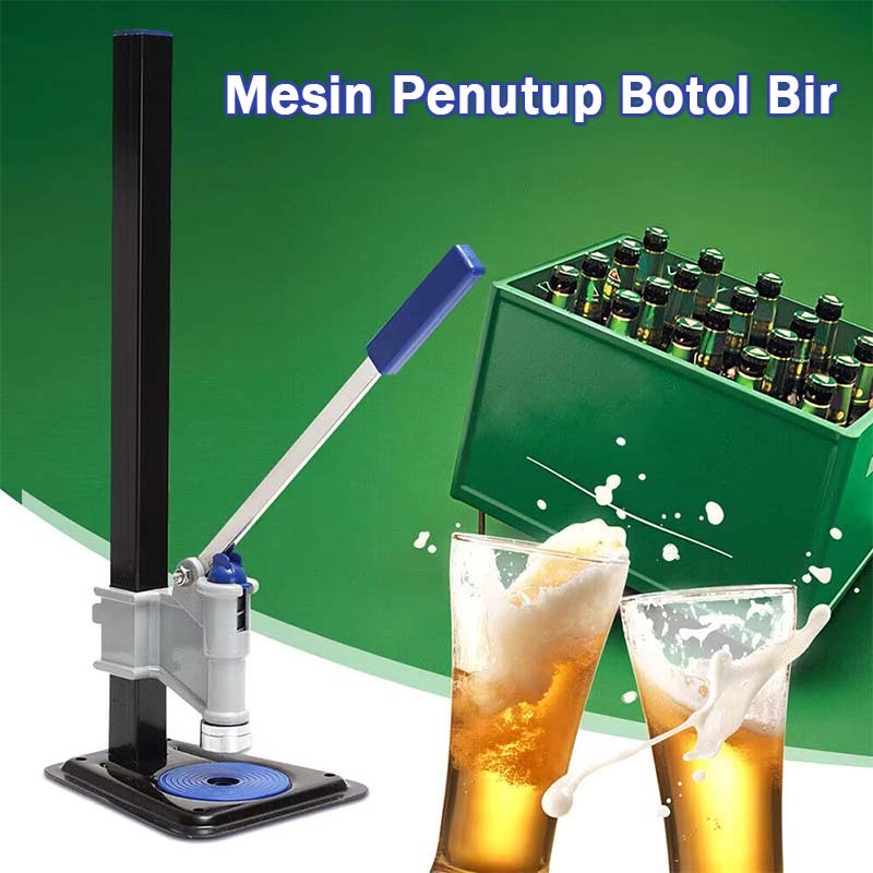 Mesin Penutup Botol Kaca Alat Sealer Botol Alat Sealer Botol Tutup Botol Crown Cap Bottle Machine Bo