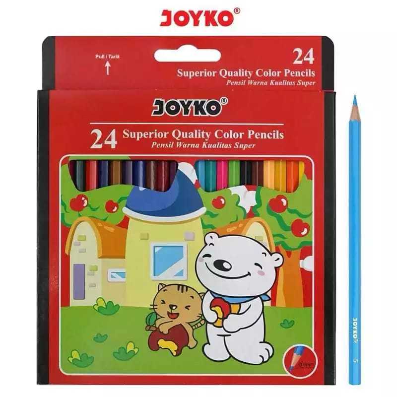 

Vesio_Pensil Warna Joyko Panjang 24 Warna CP-24PB
