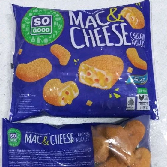 

Mac & Cheese Chicken Nugget So Good nugget mac n cheese So Good 400g