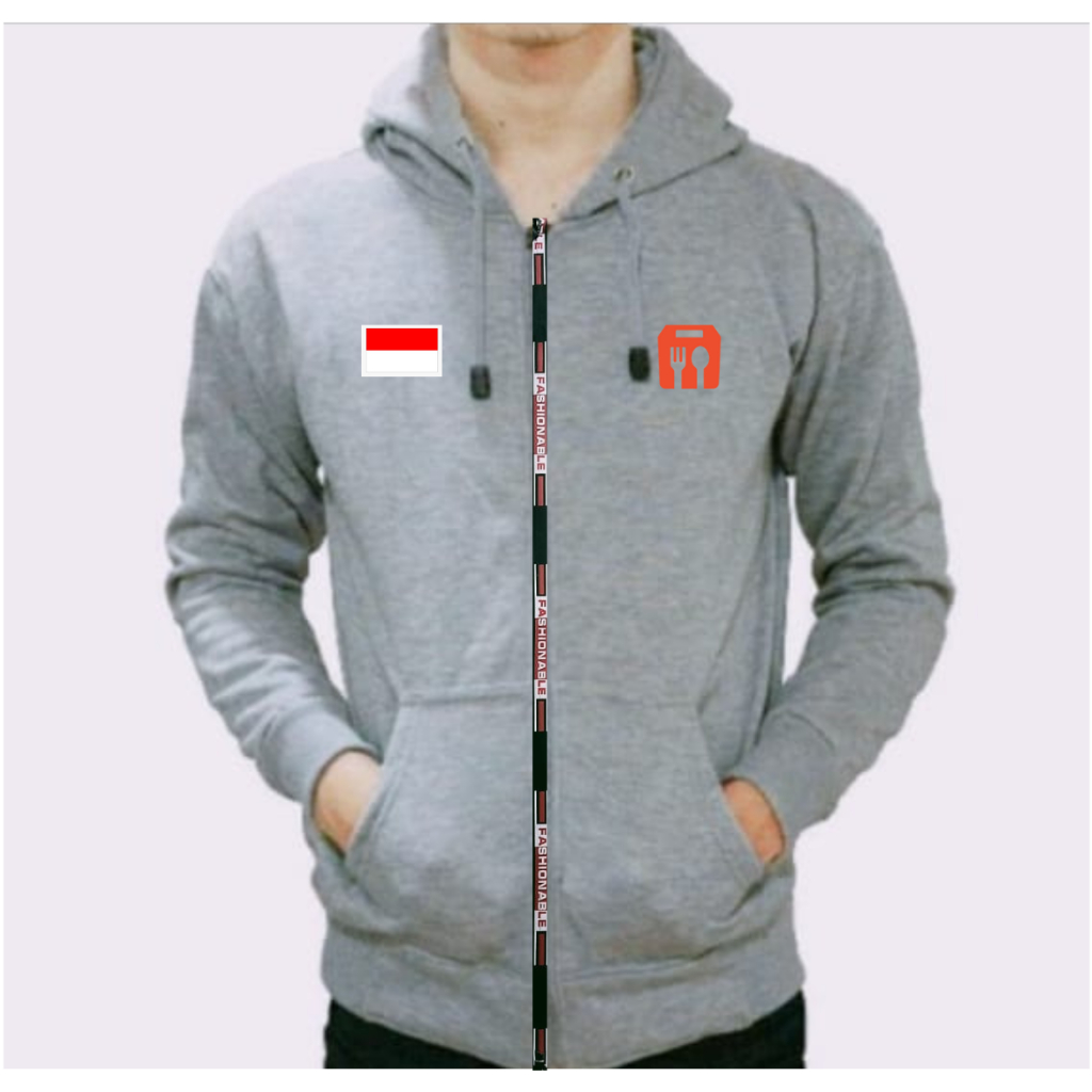 Terjamin Jaket Sweater Hoodie Shope Jakey Motor Anti Angin Shopee Jakey Driver Ojol Shope Food Jaket