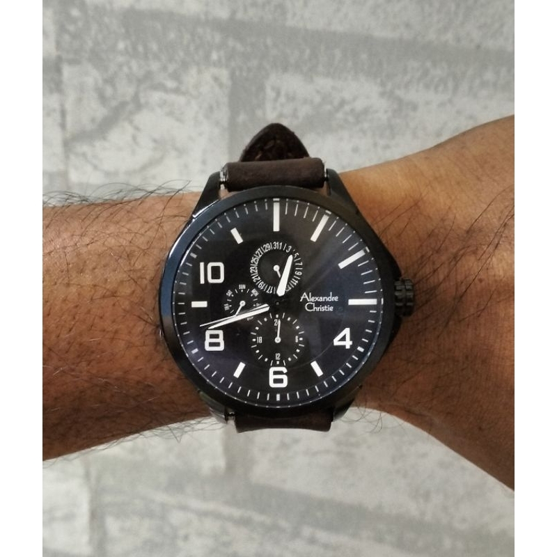 jam tangan ORIGINAL ALEXANDRE CHRISTIE BIG SIZE  type 6279MF