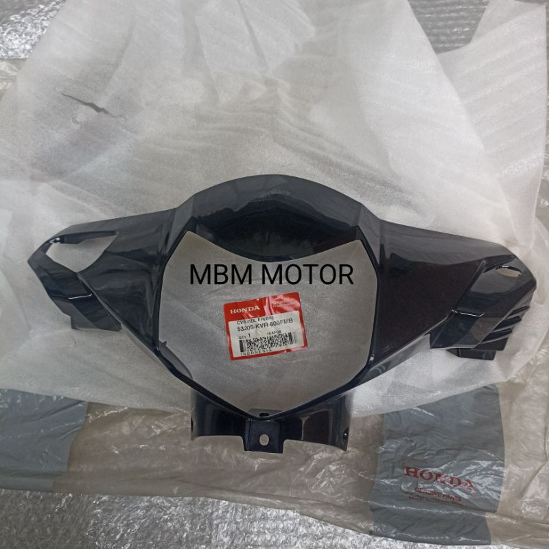 COVER BATOK TOTOK LAMPU REFLEKTOR DEPAN HONDA REVO 100 LAMA LANCIP HITAM ORI AHM 53205-KVR-600FMB