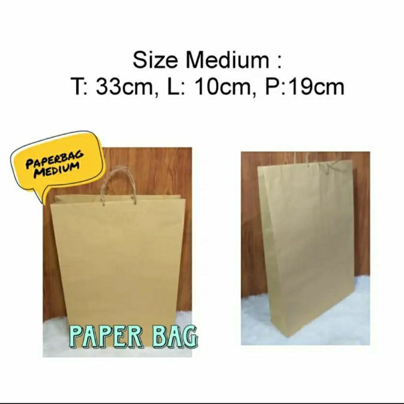 

paperbag medium tas belanja tas kado tas kertas