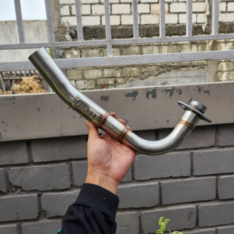 Leher knalpot mio smile sporty fino karbu soul nouvo 32 35 38 Bending Model kenochi ORIGINAL BMR