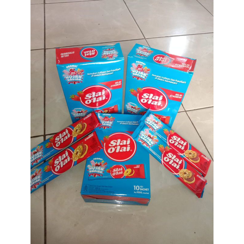 

SLAI O'LAI || SELAI STRAWBERRY || 1 BOX ISI 10SCT 320g