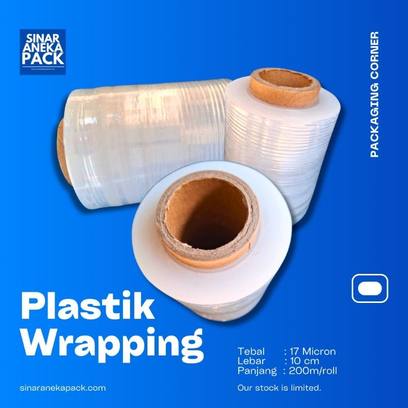 

Plastik Wrapping barang lebar 10 cm