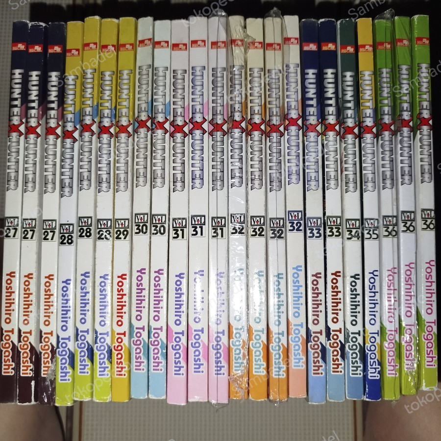 Komik Hunter x Hunter vol 27-36 kolpri