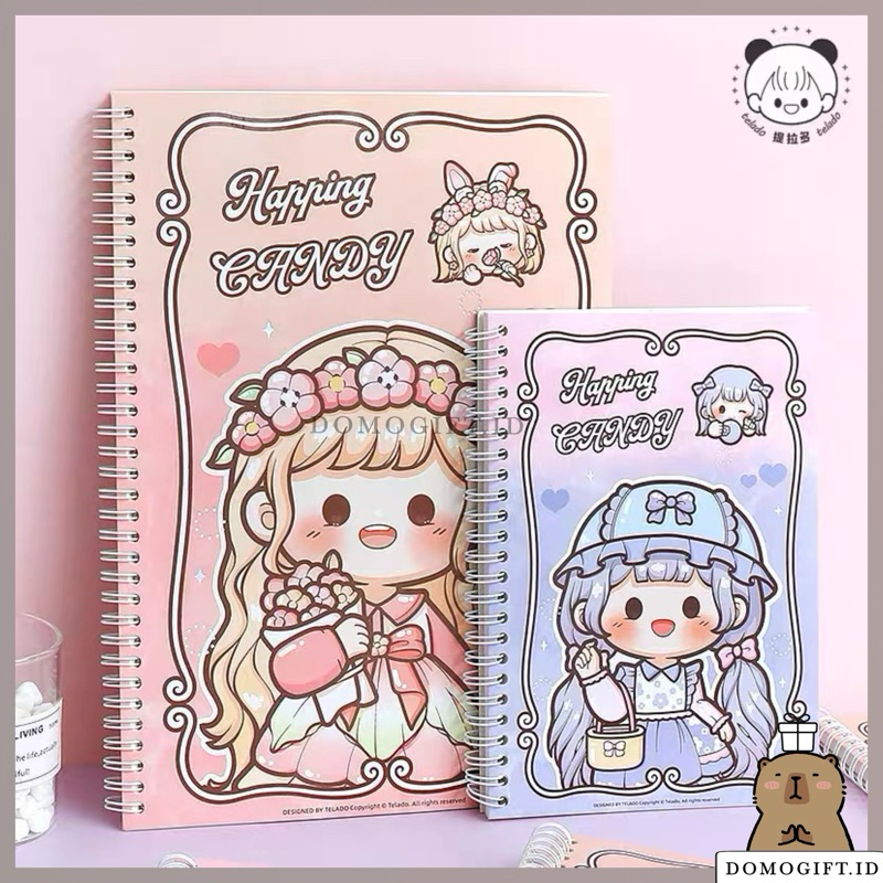 

Buku Buat Koleksi Tempel Stiker 2D 3D Buku Stickers Ukuran A5 A4 Happing Candy TLD115