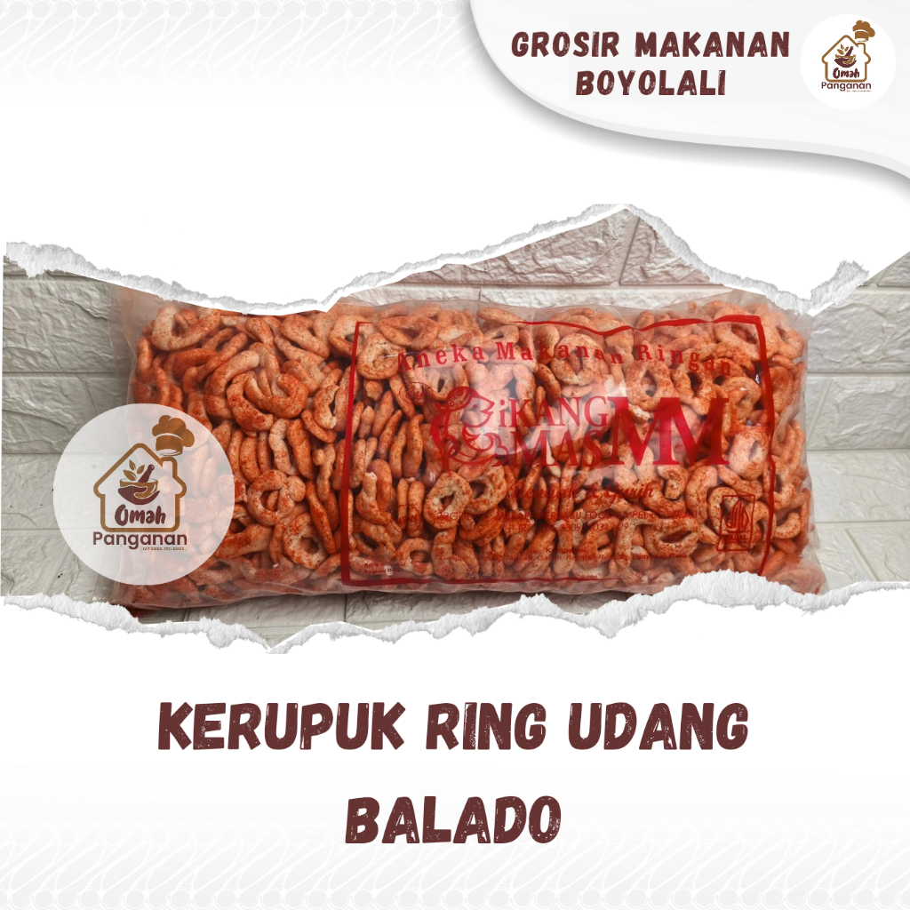 

Gooku 28 Store Kerupuk Ring Udang 1 Bal Jumbo