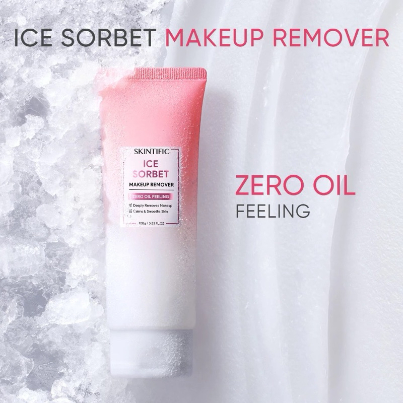 SKINTIFIC Ice Sorbet Makeup Remover Zero Oil Feeling