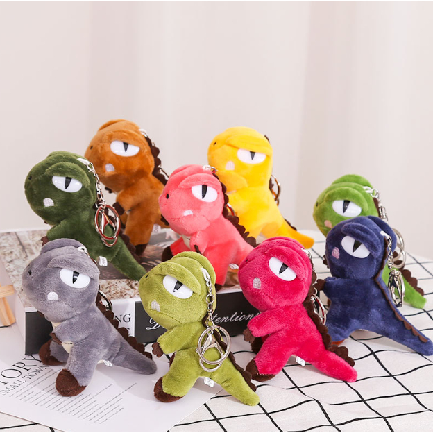 Gantungan Kunci Boneka Tas Lucu Unik Dinosaurus Kodok Katak Beruang Monyet Domba Hewan Binatang Gant