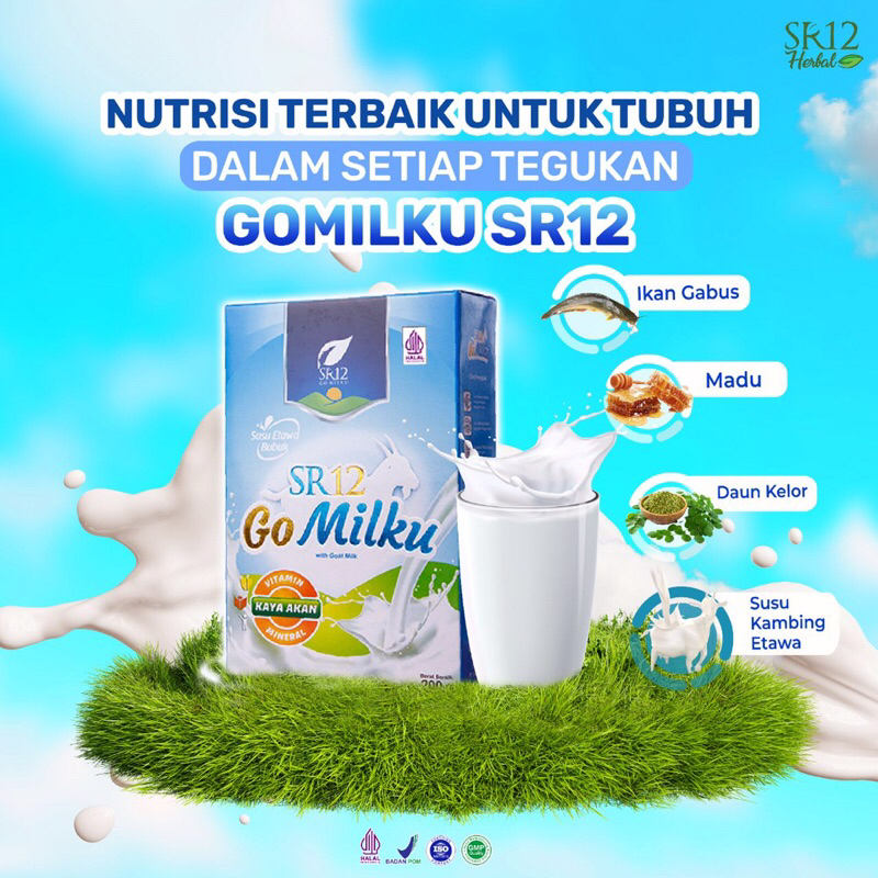 

Susu Gomilku SR12 Susu Kambing Etawa Bubuk Kualitas Premium Kemasan 200 gram