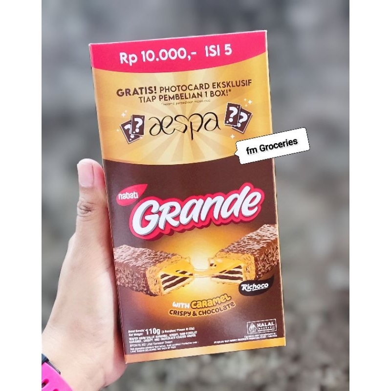 

Nextar Grande isi 5 pack | Nextar wafer coklat