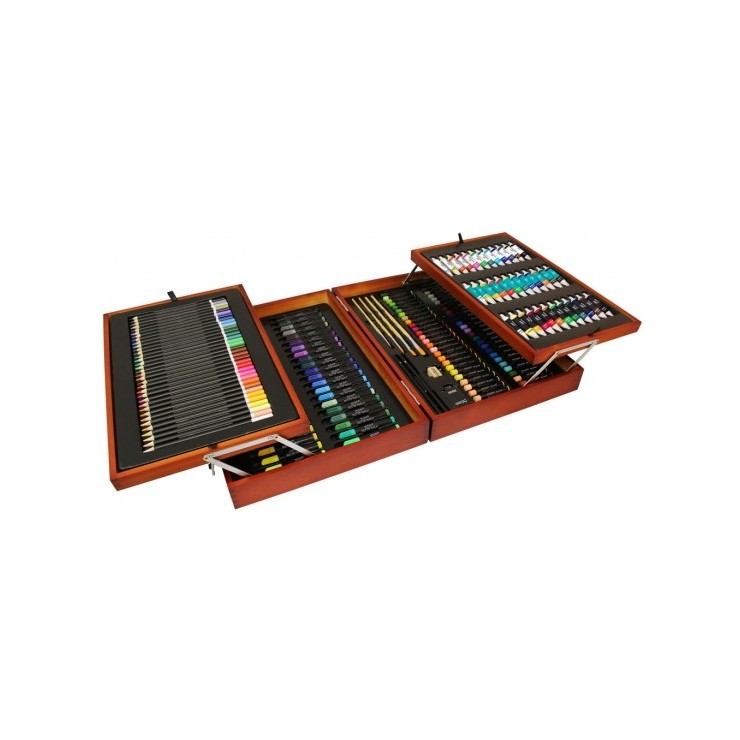 

MONT MARTE ORIGINAL Alat Lukis Set Studio Essentials Mix Media Art Set 174pcs Original