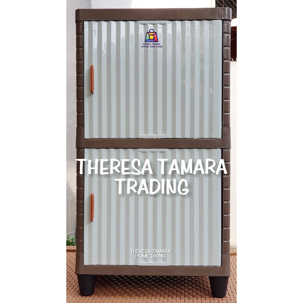 LEMARI PLASTIK LOKER CLUB FAL 2 ALFA LINE 2 SUSUN 2 NEW DESIGN SERBA GUNA