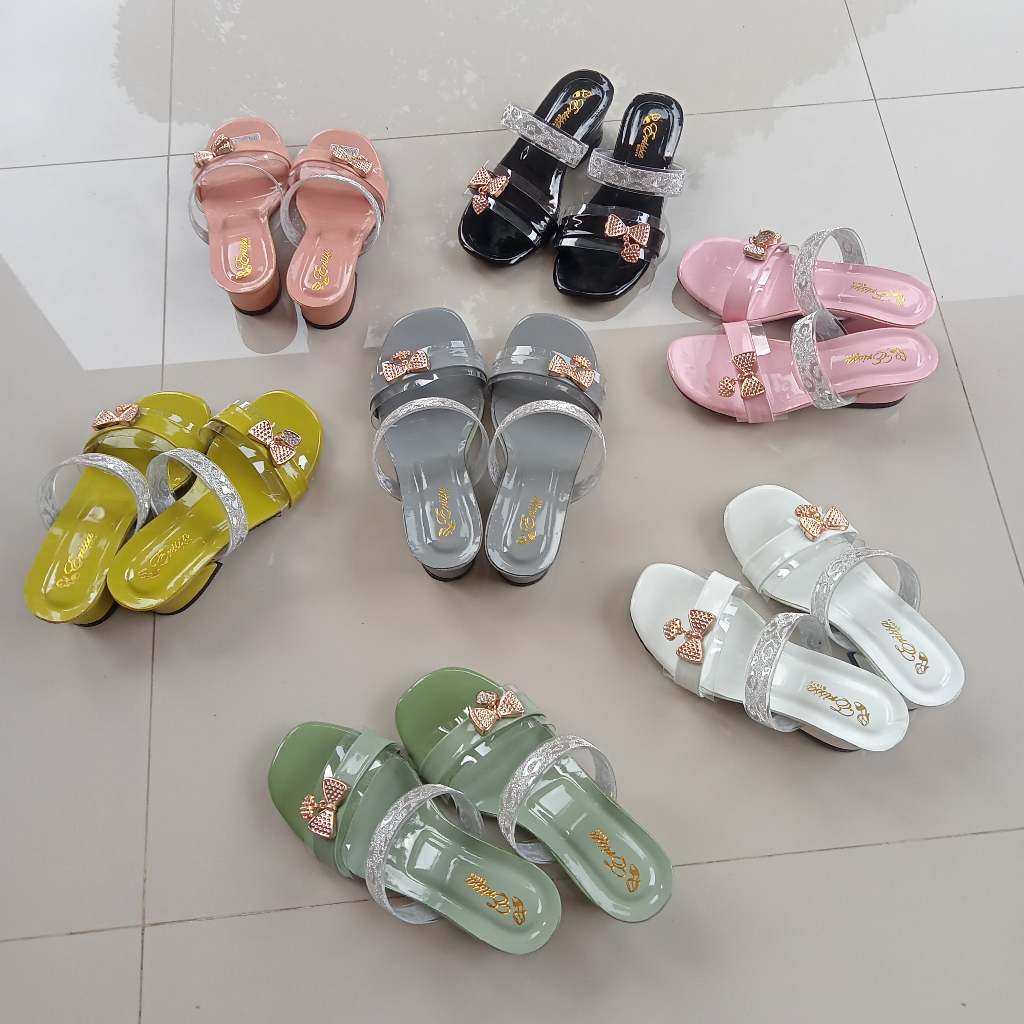 Sandal pesta anak perempuan terbaru hak 3cm