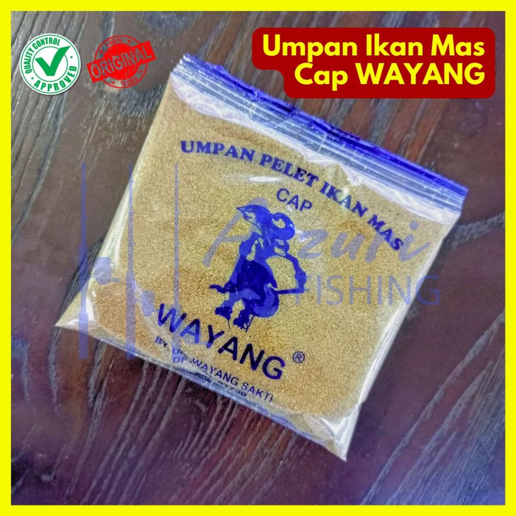 Umpan Pelet Ikan Mas cap WAYANG - WAYANG SAKTI