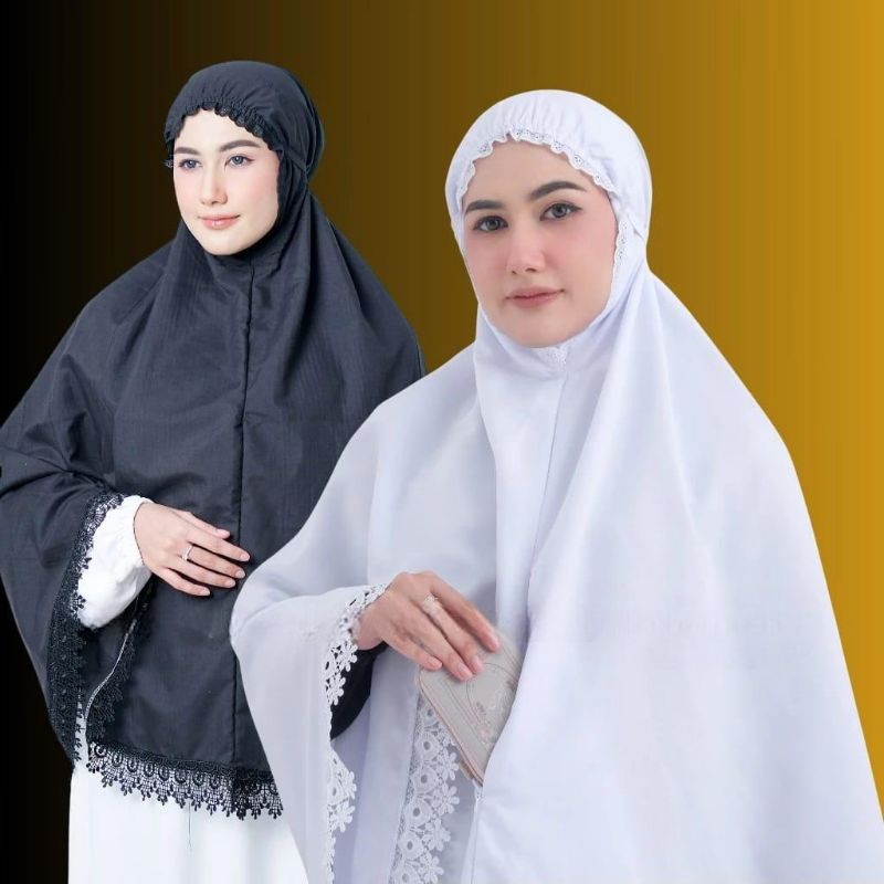 Hijab Instan Bergo Haji dan Umroh Bahan Katun premium