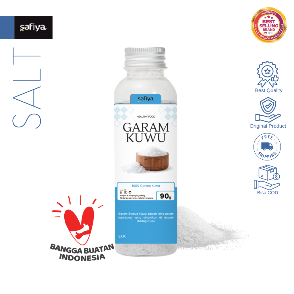 

Safiya Garam Dapur Kuwu 90 Gram Bumbu Rempah Premium