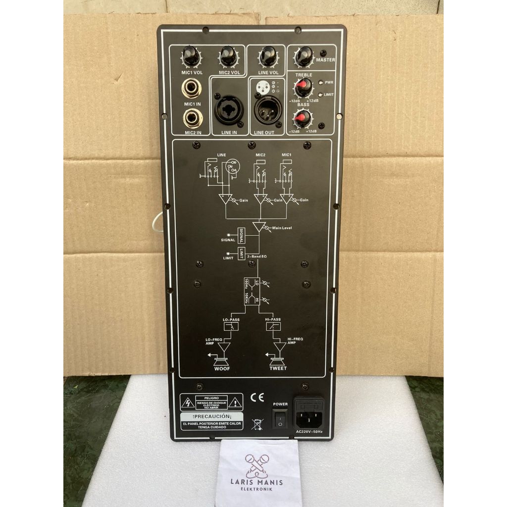 Kit Power Speaker Aktif Monitor Floor Model JBL EON 1000 Watt 38x16 cm Original Travo Toroid