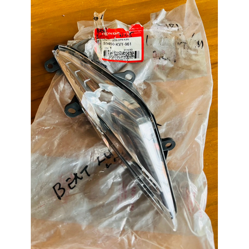 LAMPU SEIN SEN RETING DEPAN KIRI HONDA BEAT KARBU ORIGINAL AHM 33450-KVY-961