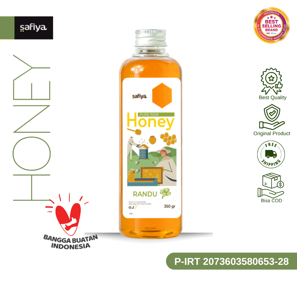 

Safiya Madu Murni Randu 350 Gram Raw Honey Premium