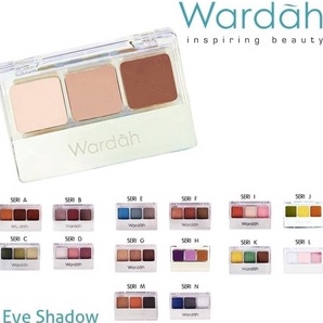 Stock Pilihan  ORIGINAL Eye Shadow Wardah 3 in 1 Warna Lengkap  Wardah Eyeshadow