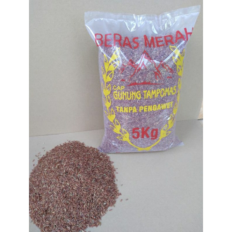 

Beras merah pk 5kg cap gunung tampomas