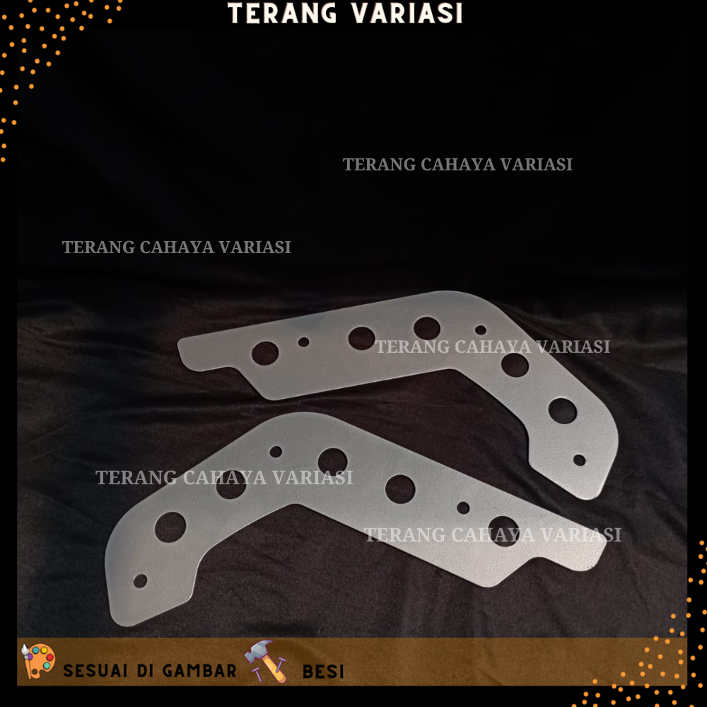 COVER SKIDPLATE KANAN KIRI XSR155 TUTUP PELINDUNG TUTUP SKID PLATE SAMPING MOTOR XSR 155 WARNA SILVE