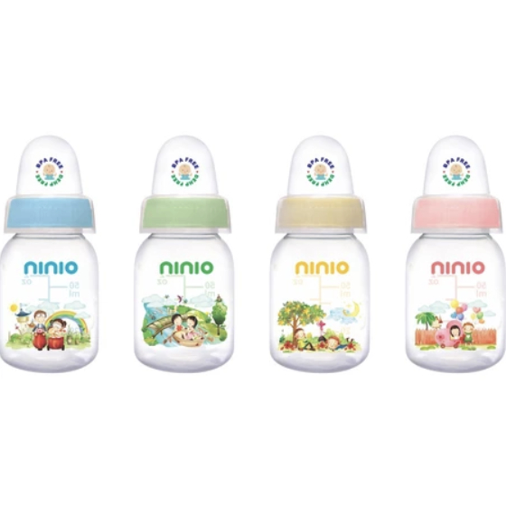 Ninio Botol Eko 240ml PP Round Bottle Shrink Eco Baby Milk Susu Botle 120ml 50ml 120 240 50 ML CC