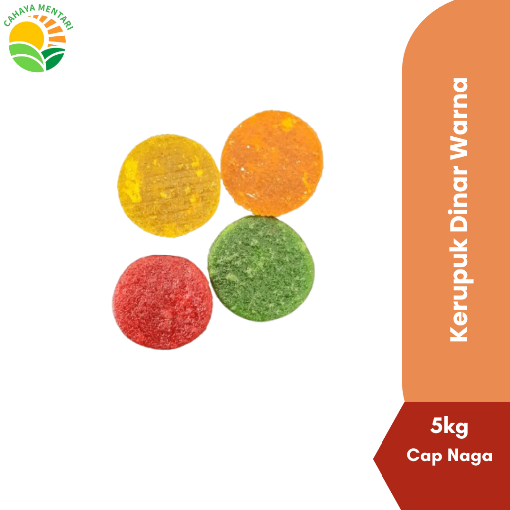 

KERUPUK DINAR WARNA 5KG CAP NAGA