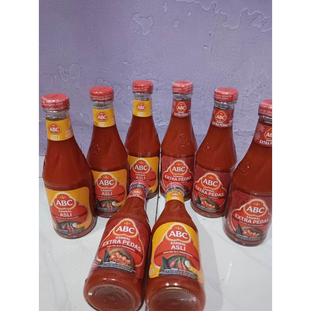 

Saus Sambel Botol ABC 335 Ml Rasa Sambal Extra Pedas, Sambal Bawang Pedas, Sambal Manis Pedas, Ayam Goreng