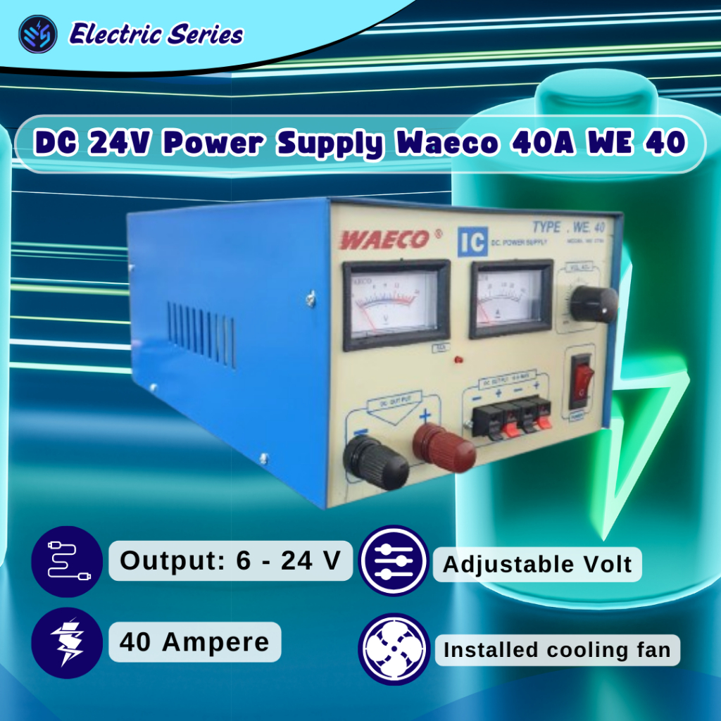 DC 24V Power Supply Waeco 40A - WE 40