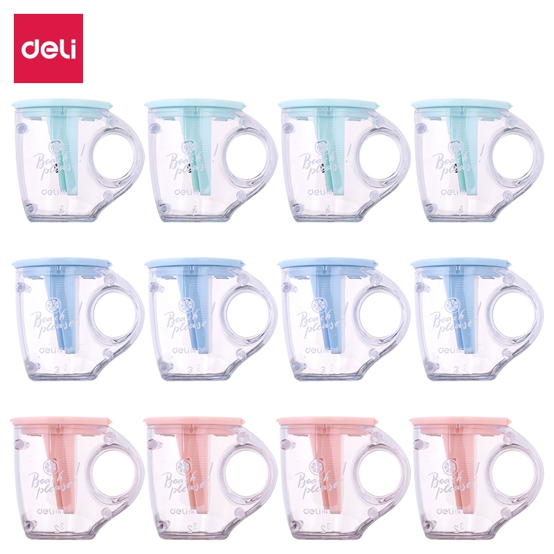 

Deli Rautan Pensil / Pencil Sharpener 2 hole - 8mm ISI 12PCS 0551
