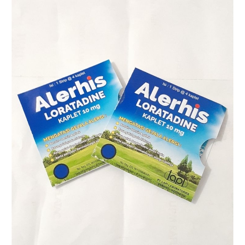 ALERHIS TAB/LORATADIN 10MG/PER STRIP ISI 4 TAB