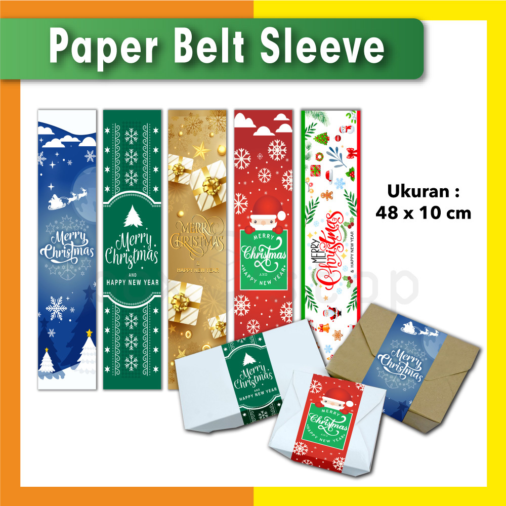 

Paper Belt Sleeve - Pita Toples - Pita Kertas - NATAL Christmas