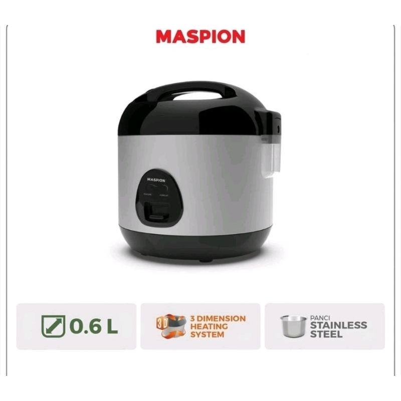 RICE COOKER MASPION MRJ-0623 BSSS pemanas nasi maspion magic jar maspion magic com maspion