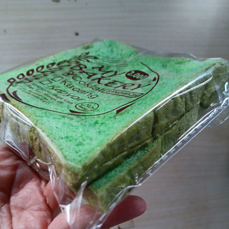 

[MY BAKERY] Roti Sandwich Pandan Rasa Coklat