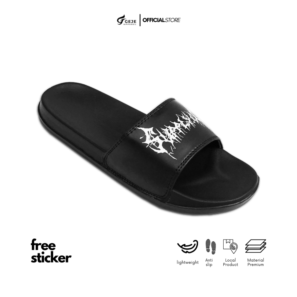 Cuci Gudang Sandal Slop / Sandal Slide / Sendal Slide Slippers Footwear Original Supply.Co