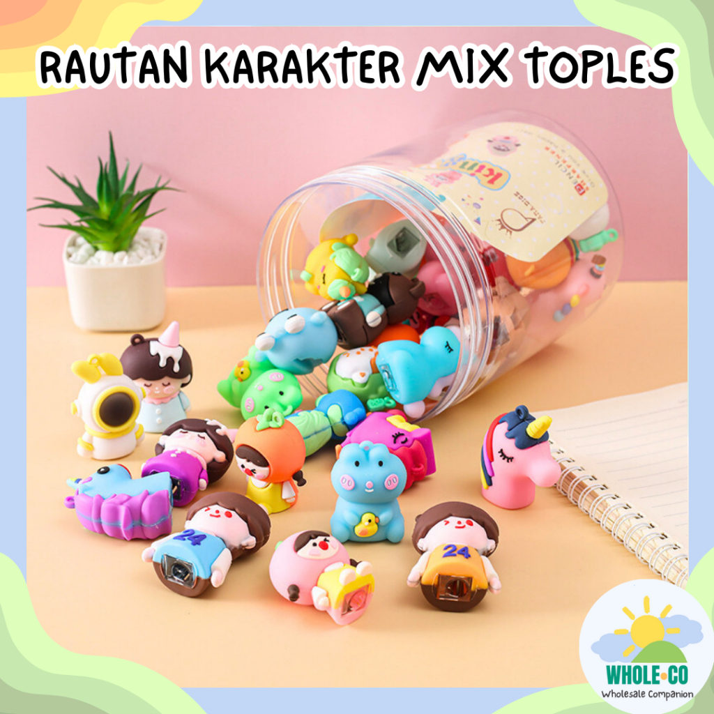 

Rautan Bentuk Karakter Kartun Mix Premium Peruncing Serutan Pensil Unicorn Alien Spiderman Dino Termurah Lucu Unik Imut Grosir Cod
